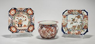 Group of Three Japanese Imari Porcelains