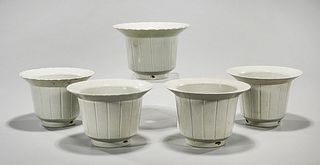 Group of Five Chinese Ceramic Planters