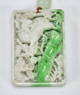 Chinese Jadeite Plaque
