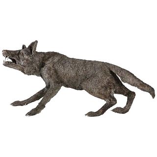 Mario Buccellati a Rare and Exceptional Nearly Life-Size Silver Wolf, circa 1970