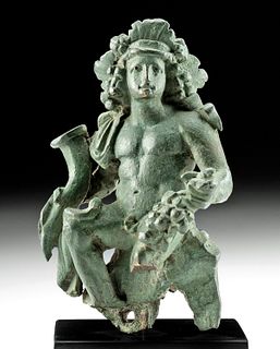 Exhibited Roman Leaded Bronze Bacchus, ex-Sotheby's