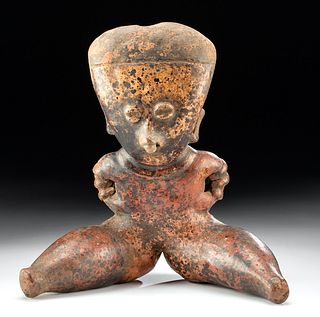 Nayarit Chinesco Pottery Seated Female, ex-Merrin