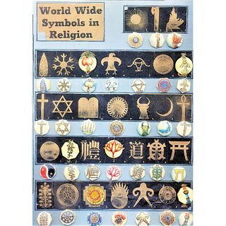 A Rare Set Of Engraved And Stenciled Religious Symbols