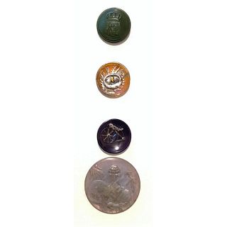 Small Card Of Assorted Horn Buttons