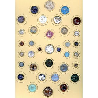 A Beautiful Full Card Of Div 1 Glass Buttons