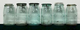 Fruit jars - 6 'Cohansey'
