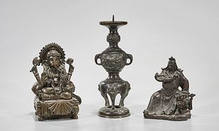 Three Chinese Bronze Sculptures