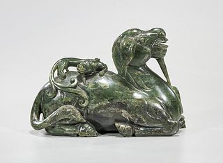 Chinese Jade Animal Sculpture