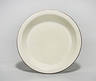 Chinese Ding-Style Porcelain Dish