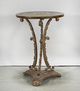 Chinese Painted Metal Table
