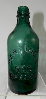 Mineral water bottle- Saratoga Red Spring