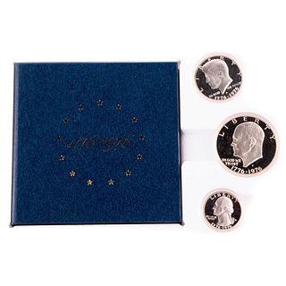Set 1776-1976 Bicentennial silver coins