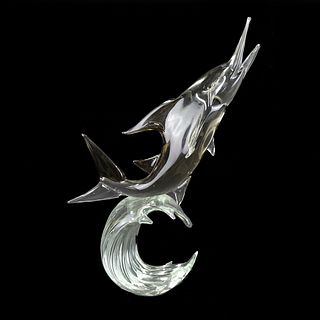 Licio Zanetti Murano Art Glass Swordfish
