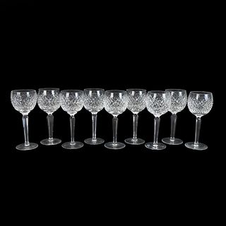 Nine (9) Waterford "Alana" Oversized Wine Glasses
