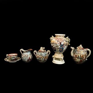 Six (6) Antique Japanese Porcelain Tableware