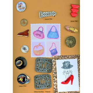 Div 1 And 3 Assorted Material Novelties & Buttons