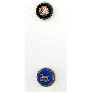 A Small Card Of Division 1 Micro Mosaic Buttons