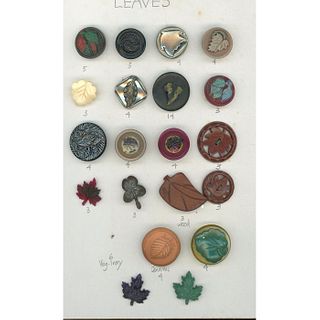 3 Small Cards Of Mostly Assorted Cellulloid Buttons
