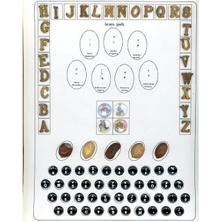 A Card Of Assorted Plastic "Goofy" Buttons
