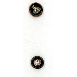 Two Division One Micro Mosaic Buttons