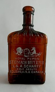 Bitters bottle - L & A. Scharff