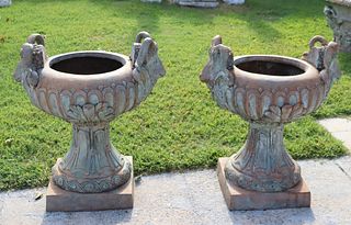 Vintage And Fine Quality Pair Of Patinated Bronze