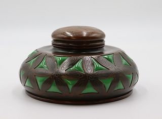 Tiffany Studios Blown Out Inkwell #849