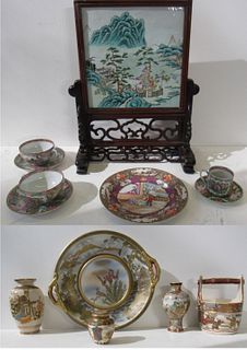 Japanese and Chinese Porcelain Grouping