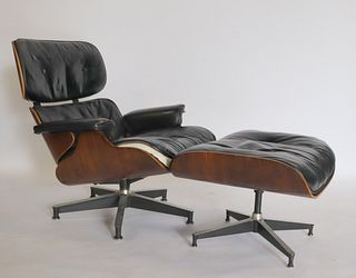 Midcentury Charles Eames Rosewood Lounge Chair