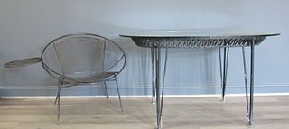 Salterini Tempestini Ribbon Table & Lounge Chair