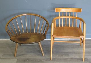 Midcentury Paul Mc Cobb Chair Together With An