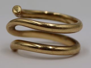 JEWELRY. Georg Jensen "Magic" 18kt Gold Ring.