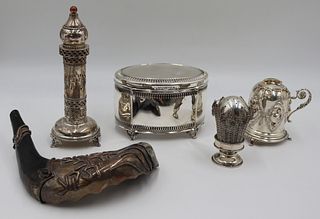 JUDAICA. Assorted Grouping of Sterling Judaica.