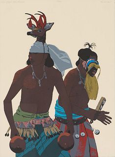 Louis De Mayo The Yaqui Deer Dancer, 1981