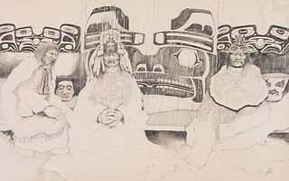 Paul Pletka Clan Chiefs and Totems, c. 1971
