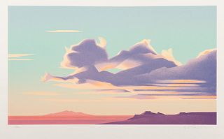 Ed Mell Clouds Over 3rd Mesa, 1982