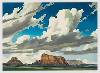 Ed Mell Fleeting Clouds, Sedona, 1994