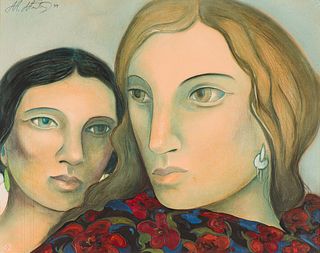 Miguel Martinez Two Women, 1989