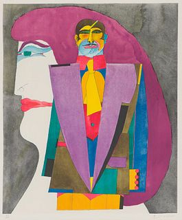 Richard Lindner Couple I (from the Afternoon Portfolio), 1969