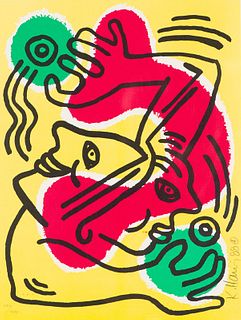 Keith Haring International Volunteer Day, 1988