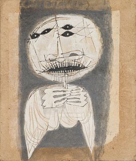 Arun Bose Abstract Figural, 1967