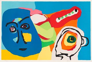 Karel Appel Blue Mask, 1971