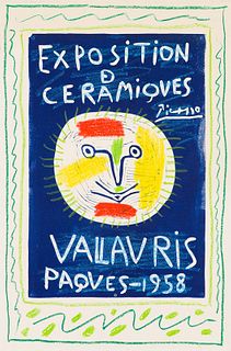 Pablo Picasso Projet d'affiche, pour une exposition … (OPP.58:312), 1958