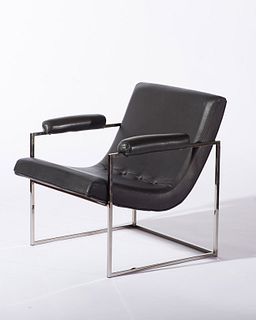 Milo Baughman Accent Chair for Thayer Coggin, Model 973-103, 1994