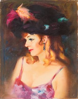 Edward Runci Portrait of a Woman