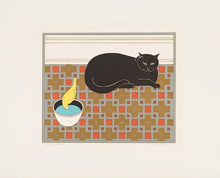 Will Barnet Cat and Canary, 1971