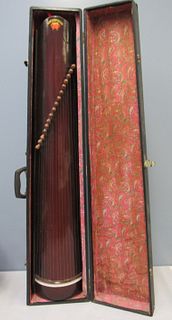 Vintage Guzheng 16 String Traditional Instrument