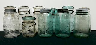 Fruit jars - 11 assorted