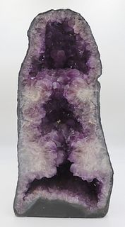 Rare Amethyst Three Tier Cathedral Geode.