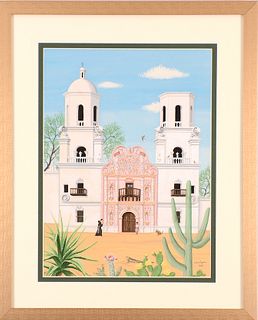 BARBARA CORRIGAN, The Mission San Xavier del Bac, Tucson, AZ